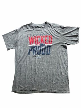 New England Patriots Super Bowl LIII Wicked Proud T-shirt Size XL NFL  Pro Line